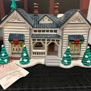 Dept 56, Snow Village - Grandmas Cottage # 54208, w/box, sleeve & light, Retired
